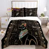 Ancient Egypt Egyptian God Egyptian Cat Quilt Cover case Bedding Three Piece Set Multi Size Quilt Bed Comforter Set L230704