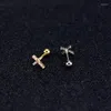 Boucles d'oreilles japonaises corée Bijouterie croix décorations pour fille boucles d'oreilles bijoux de mode 2023 luxe hommes