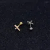 Stud Earrings Japanese Korea Bijouterie Crosses Decorations For Girl Earings Fashion Jewelry 2023 Luxury Mens