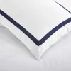 Luxury Bedding Sets White Quilt/Duvet Cover Set Squares Comforter Bedding Cover case Bed Linen King Queen Bedclothes L230704