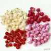 Dried Flowers Natural Dried Red Rose Buds Flower Mini Rose DIY wedding Decorative Wedding Confetti Crafts Fragrant For Bath Aromatherapy R230725