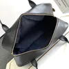 Mirror Quality Designer Bag Luxury Women Bowling Tote Bags White Black Calfskin Leather Shoulder Bags Big Space Travel Purse