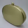 Abendtaschen NUPHIA ovale Metallbox-Clutch und für Party, Abschlussball, Bronze, Silber, Schwarz, Gold 230725