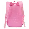 学校のバッグ3pcs/set school bags for girls sweet chute printing子供バックパックキッズブックバッグスクールバックパック旅行ショルダーバッグ230725