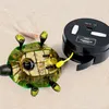 Electric/RC Animals Children Novely Funny Remote Control Turtle Toy Electric Walking Tortoise Model With Glowing Eyes Kids Toys Gift for Boys Girls 230724