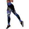 Pantalons pour femmes Mode Yoga Rose Animal Print Fitness Sports Leggings XS-8XL