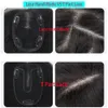 Pony Hand Made Human Hair Toppers Clip In Bangs Fringe Hair Pieces Straight Cover White Hair Loss For Women Remy Black Brazilian Hair 230724