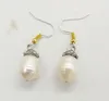 Dangle Earrings Large Baroque Pearl 2 Pairs White/black Natural Mothers Day Gift