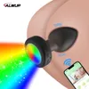 Anal Toys App Control Plug Vibrator Bluetooth Butt Men Prostate Massager Kvinnlig rumpa Vuxenvaror Sex för kvinnor Gay 230821