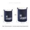 Laundry Bags Storage Organizer Bag Waterproof Hamper With Lid Basket For Dirty Clothes Quilt Bathroom Home Accessories 230725