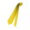 Noeuds papillon canard en caoutchouc en jaune hommes 3D imprimé hip-hop rue affaires mariage fête chemise accessoires