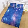 Bedding Sets 3d Pint Modern Kids Childern Milky Way Galaxy Stars Bright Starry Sky With Pillowcase For Bedclothes Duvet Cover