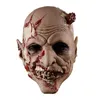 Skräck zombie skalle masker cosplay blodig skrämmande skelett latex hjälm Haunted House Halloween Carvale Party Costume Props