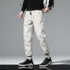 Męskie spodnie Męskie spodnie 90 Biała kaczka na wyściełane zimowe ciepłe spodnie mężczyźni Czarne szare termiczne spodnie dresowe sportowe swobodne joggery mężczyźni Down Z230727