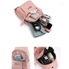 Heuptassen Hoge kwaliteit dames waterdicht klein borstzakpakket Reissport Schoudertas Sling Back Crossbody Gift Pink Gril's