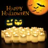 Candles 624Pcs Flameless LED Tea Light Creative Lamp Battery Powered Home Wedding Birthday Party Decoration Lighting Dropship 230725