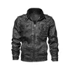 Herrenjacken Winter Herren Baseball Lederjacke Herbst Winddichte Ledermäntel Kausal Motorrad Vintage PU Lederjacken 230724