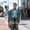 T-shirts pour hommes d'été - chemises regardent le fond de la mer imprimé en 3D - chemise loisirs tendance de la mode