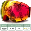 Kayak Goggles Yetişkinler Kayak Gözlükleri Silindirik Yüzey Çift Katman Anti Sis Dazzor Vakum Elektrapan Ski Gözlükleri HKD230725