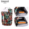 Duffel Çantalar Tinyat Baskı Yaprağı Kadın Seyahat Çantası Hafta Sonu Seyahat Sırt Çantası Bayanlar Spor Büyük Kapasiteli Bagaj Çantaları Çok Fonksiyonlu Çapalar Crossbody 230725