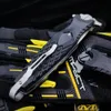 Rus Hokc Taktik Katlanır Cep Bıçağı D2 Drop Point Blade G10 Sap Dış Mekan Kamp Avcılık Hayatta Kalma Aracı - Kohaop -2