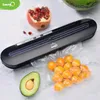 Outras ferramentas de cozinha saengQ Food Vacuum Sealer 220V110V Automático Comercial Household Food Vacuum Sealer Máquina de embalagem Incluir 10 Pcs Sacos 230724