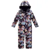 Manteau en duvet hiver enfants combinaisons de ski combinaisons garçons filles ski ensemble imperméable coupe-vent chaud enfants sports de plein air snowboard costumes ensemble HKD230725