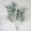 装飾的な花2pcs/lotツリーブランチ人工シダ植物緑のdianthusの葉のプラスチックグラスディーウェディングホームガーデンデコレーション偽物