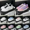 Designer Sneakers Kalfsleer Casual Schoenen Reflecterende Schoenen Vintage Suède Trainers Vrouwen Sneaker Patchwork Vrijetijdsschoen Platform