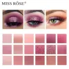 Eye Shadow Miss Rose 18 Color Huda Pearlescent Matte Eye Shadow Professional Color Make-Up Multicolored Eye Shadow Disc 230724