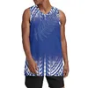 Herren-Tanktops Polynesian Tribal Tongan Totem Tattoo Tonga Prints Reversible Mesh Performance Athletic Basketball Team Uniformen