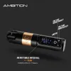 Tattoo Machine Ambition Soldier Wireless Tattoo Machine Rotaty Battery Pen con alimentatore portatile 2400mAh LED Display digitale per Body Art 230725