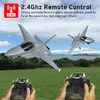 Electric/RC Aircraft F16 4CH RC aircraft 2.4G 6-axis Falcon Radio-controlled aircraft One button pneumatic fixed wing F22 RC fighter model boy foam toy 230724