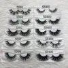 Falska ögonfransar grossist 30 par Inga Box Mikiwi -ögonfransar 3D Mink Lashes Handgjorda dramatiska fransar 32 Styles Cruelty Free Mink Lashes 230725