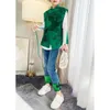 Women s Jackets Outerwear Retro Heavy White Stork Embroidery Green Lace Chinese Vest Jacket Female 2023 Spring And Summer Style 230725