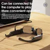 Smart Glasses 2023 Ny uppgradering Smart inspelningskamera Bluetooth -glas med BT5.0 Funktion Musik Audio Record Solglasögon för Ride/Sport HKD230725