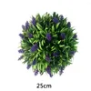 Fiori decorativi 1PC simulato pianta verde lavanda ciondolo palla fiore artificiale ornamento fai da te soggiorno camera da letto porta decorazioni per la casa