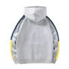 High Quality Men's Hoodies Men's Sports Hooded Sweatshirt Raglan Sleeve Color Block Hoodie