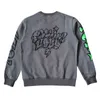 Tasarımcı Moda Giyim Erkek Sweatshirts Hoodies Haddeleme Yüksek Sketch NYC Hoodie Rap Tur Gri Erkek ve Kadın Süveteri