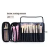 Kosmetiska väskor fall kvinnor smink väska vik kosmetisk borstpåse vattentät nylon makeup fodral rese arrangör makeup borstar rullande väskor 230725