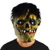 Frankenstein masque Halloween horreur fête Cosplay accessoires de déguisement réaliste monstre vert Latex masque de terreur