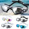 Goggles Professionele Sile Zwembril Anti-condens Galvaniseren UV Zwembril voor Mannen Vrouwen Duiken Watersportbrillen HKD230725