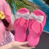 Slippers Yasuk Summer Women's Casual Simple Indoor Outside Home Slippers Non-Slip Flower Super Soft Sweet Thick Bottom Gentle Bow 230724