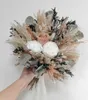 Dried Flowers Wedding Bouquets Dried Flower Roses Bride Bouquet Wedding Flowers Anniversary Home Decor Bridesmaid Bouquets R230725