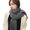 Schals Schal Damen Winter Koreanische Lange Verdickte Kaschmir Student Wolle Fransen Gestrickte Liebhaber Hals Frauen Woolen