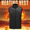 Vestes pour hommes Vestes pour hommes WJJDFC Gilet chauffant Veste Hommes Femmes Chauffage électrique Vêtements d'hiver chauds Usb Contrôle thermique extérieur Z230725