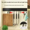 Hooks Rails NoPunching Kitchen Hook Rack Wall Hangers Utensils Spoon Shovel Storage 230725