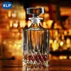 Weingläser KLP Kristallglas Dekanter Haushaltsdichtung mit Deckel Kreative Rotwein Ausländische Whiskyflasche Flasche gehobenen 230724