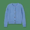 Womens Designer Sweater Knitwear Top U-Neck Cotta Sleeve Pony pull en laine brodé avec un manteau cardigan