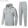 Trajes de pista para hombres trajes de pista con capucha para hombres trajes de deportes casuales de color set de otoño para hombres de invierno ropa de sudadera z230725